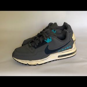 Grey and blue Nike air max
